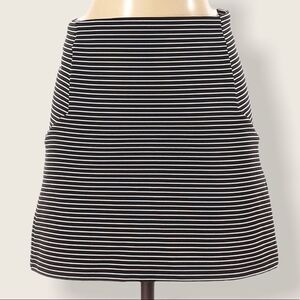 Topshop Mini Striped Black‎ and White Skirt